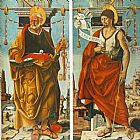 St Peter and St John the Baptist (Griffoni Polyptych) by Francesco del Cossa